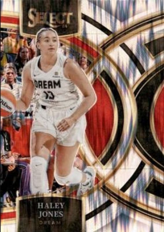 Haley Jones 2024 Select WNBA #165 Base Silver Flash Rookie RAW
