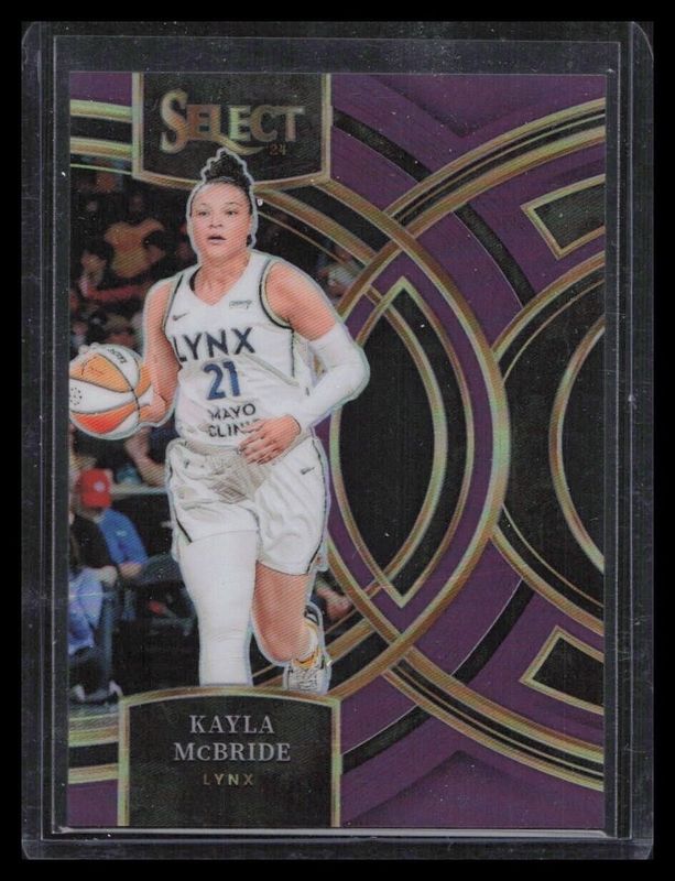Kayla McBride 2024 Select WNBA #176 Base Purple /149 RAW