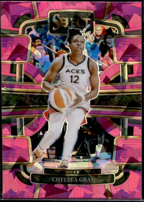 Chelsea Gray 2024 Select WNBA #94 Base Pink Ice RAW