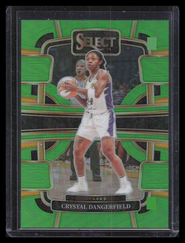 Crystal Dangerfield 2024 Select WNBA #35 Base Neon Green /75 RAW