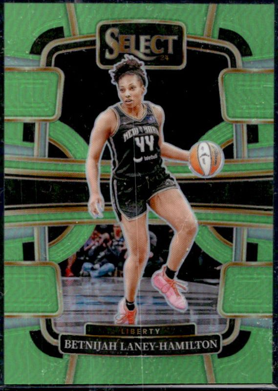 Betnijah Laney 2024 Select WNBA #11 Base Neon Green /75 RAW