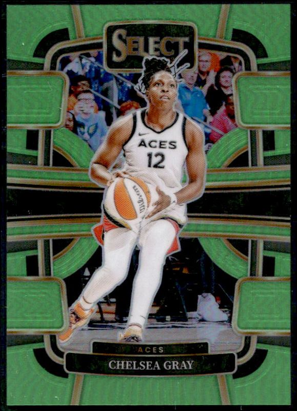Chelsea Gray 2024 Select WNBA #94 Base Neon Green /75 RAW