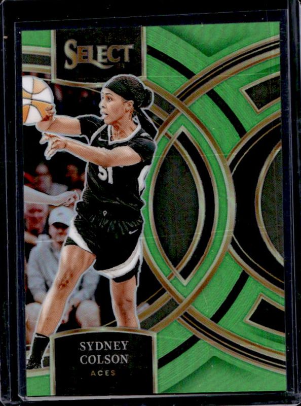 Sydney Colson 2024 Select WNBA #148 Base Neon Green /75 RAW