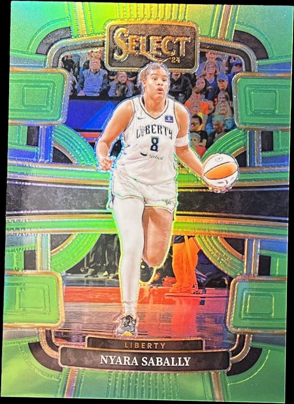 Nyara Sabally 2024 Select WNBA #66 Base Neon Green /75 Rookie RAW