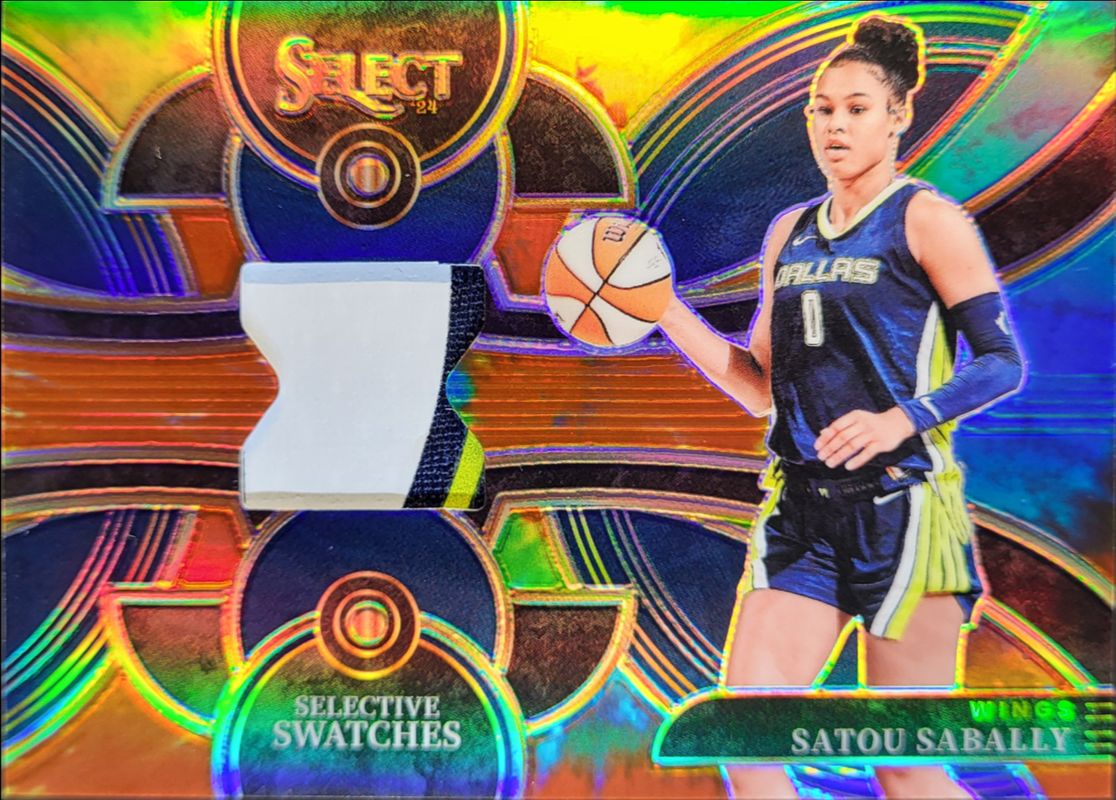 Satou Sabally 2024 Select WNBA #SW-SS Selective Swatches Tie-Dye /25 RAW