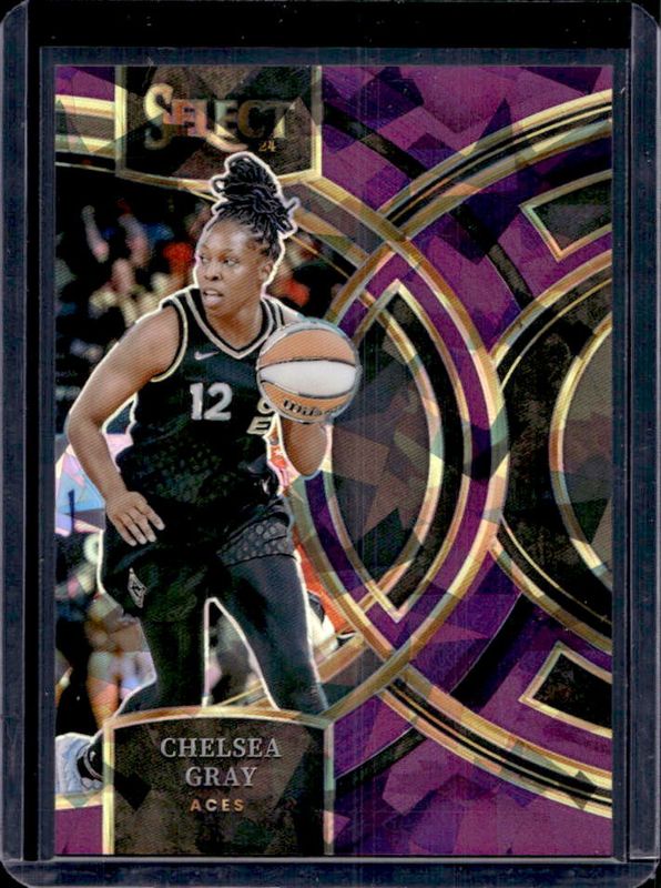 Chelsea Gray 2024 Select WNBA #138 Base Purple Ice /149 RAW