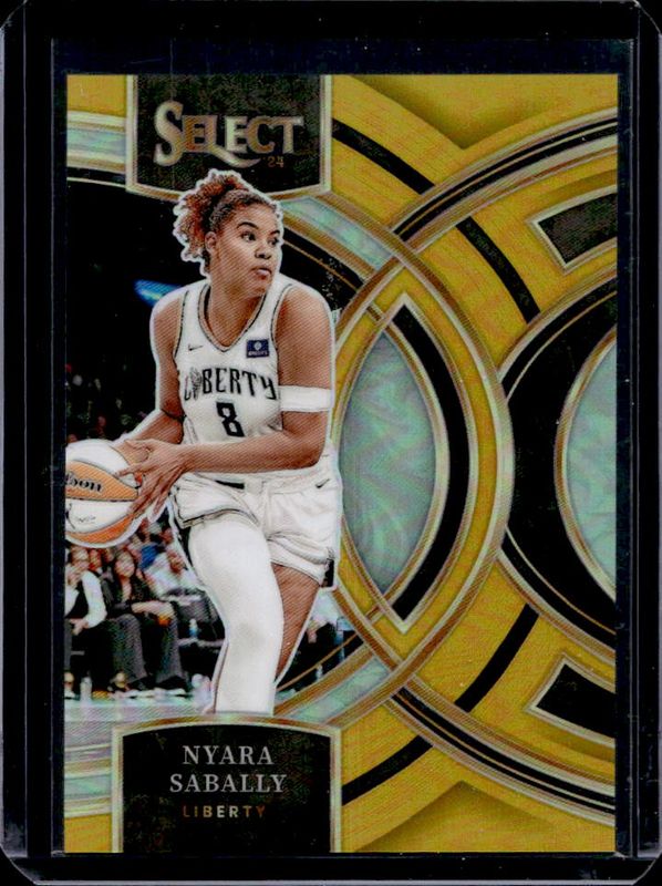 Nyara Sabally 2024 Select WNBA #111 Base Gold /10 Rookie RAW