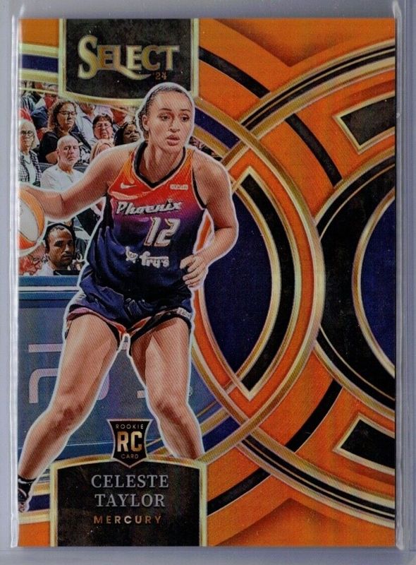 Celeste Taylor 2024 Select WNBA #128 Base Orange /125 Rookie RAW