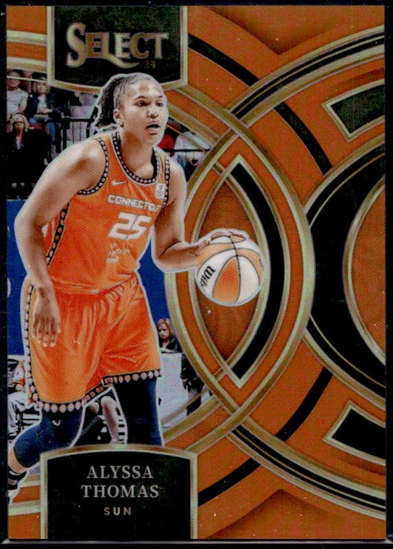 Alyssa Thomas 2024 Select WNBA #172 Base Orange /125 RAW
