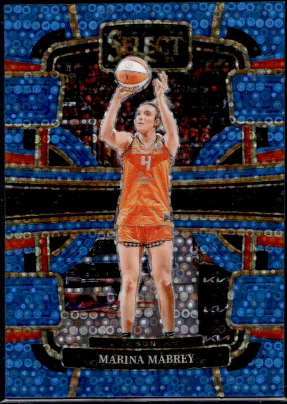 Marina Mabrey 2024 Select WNBA #95 Base Light Blue Disco /125 RAW