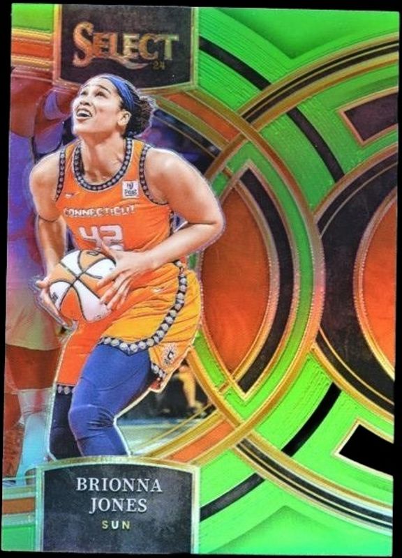 Brionna Jones 2024 Select WNBA #88 Base Neon Green /75 RAW