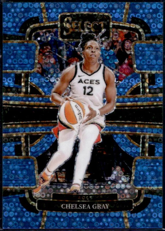 Chelsea Gray 2024 Select WNBA #94 Base Light Blue Disco /125 RAW
