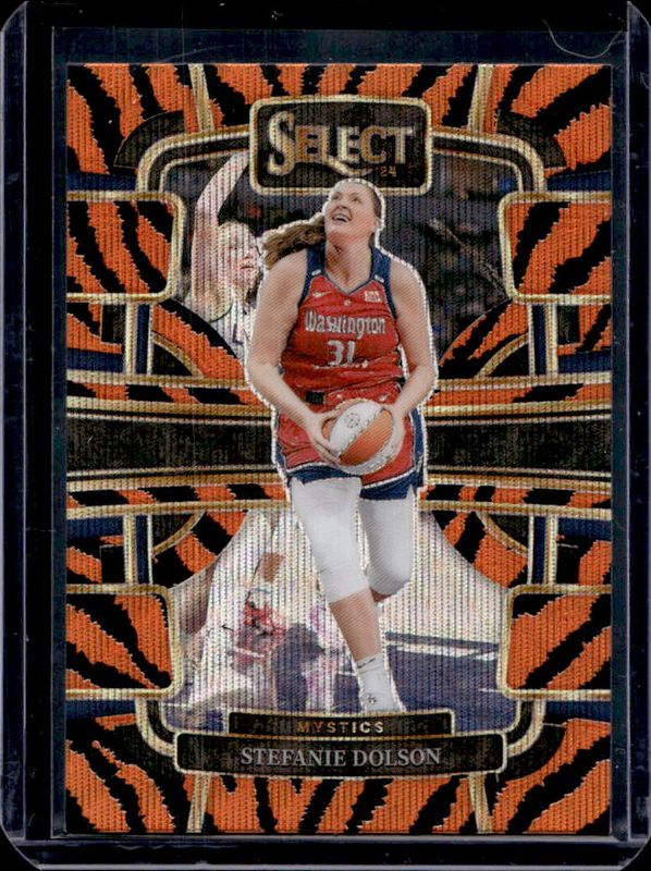 Stefanie Dolson 2024 Select WNBA #9 Base Tiger RAW