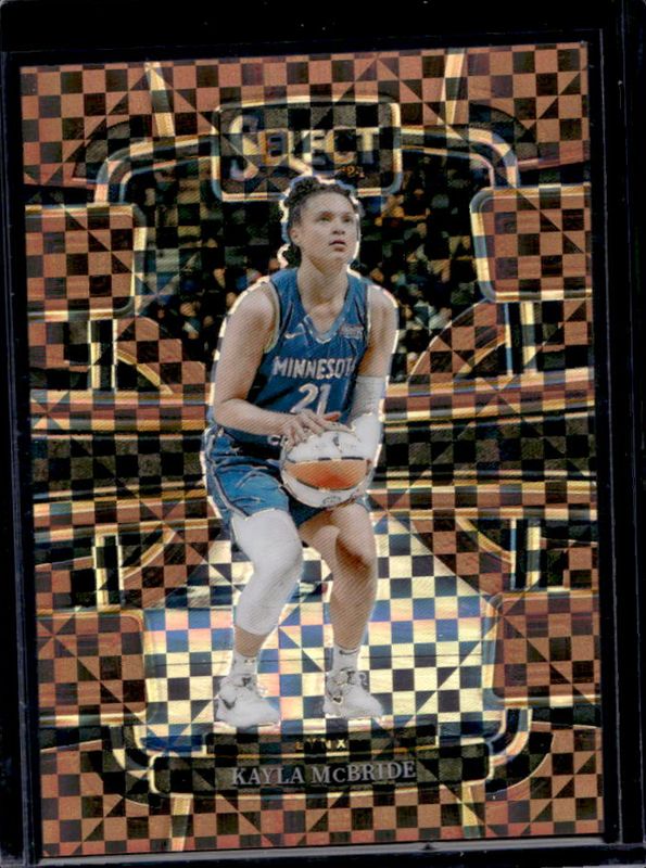 Kayla McBride 2024 Select WNBA #84 Base Bronze Checker /49 RAW