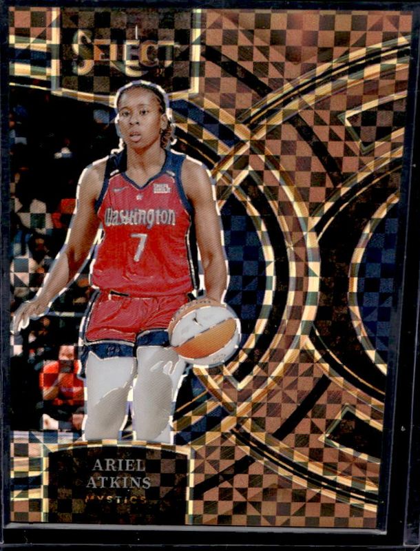 Ariel Atkins 2024 Select WNBA #153 Base Bronze Checker /49 RAW
