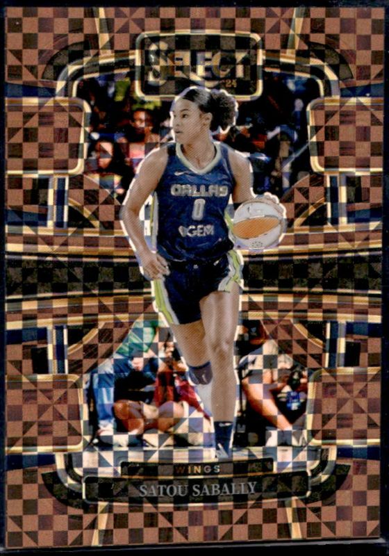 Satou Sabally 2024 Select WNBA #39 Base Bronze Checker /49 RAW