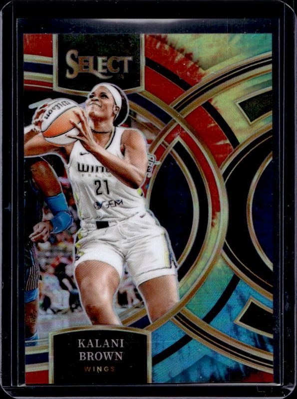 Kalani Brown 2024 Select WNBA #110 Base Tie-Dye /25 RAW
