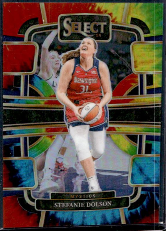 Stefanie Dolson 2024 Select WNBA #9 Base Tie-Dye /25 RAW