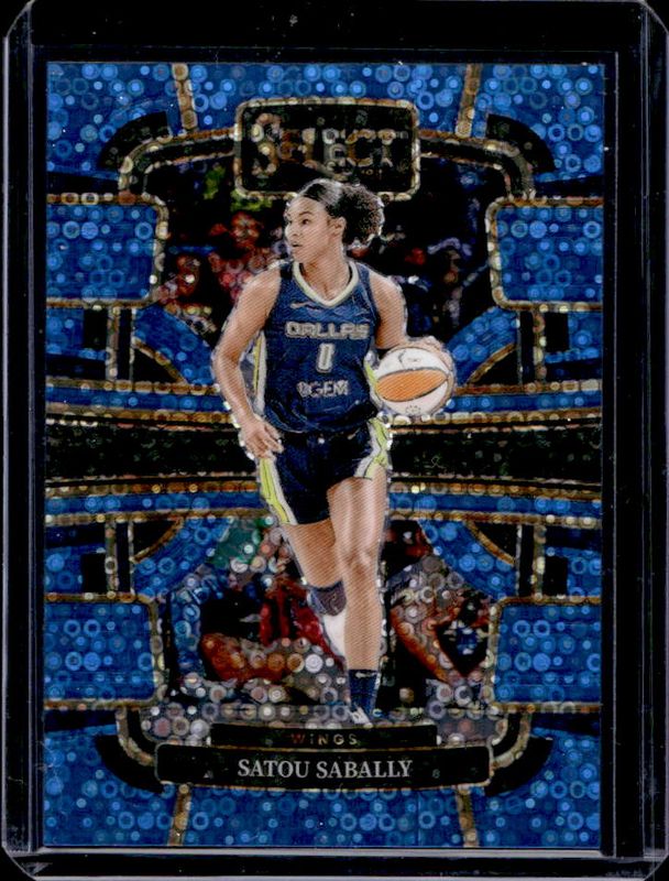 Satou Sabally 2024 Select WNBA #39 Base Light Blue Disco /125 RAW