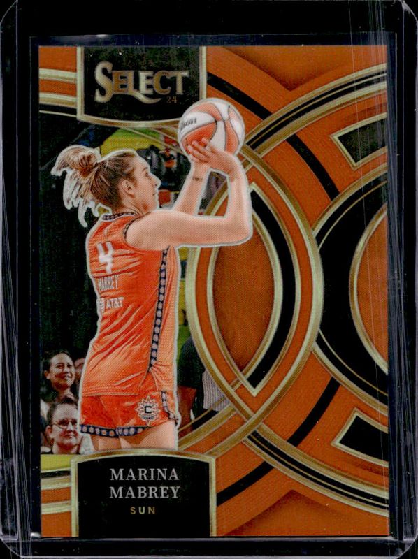 Marina Mabrey 2024 Select WNBA #190 Base Orange /125 RAW