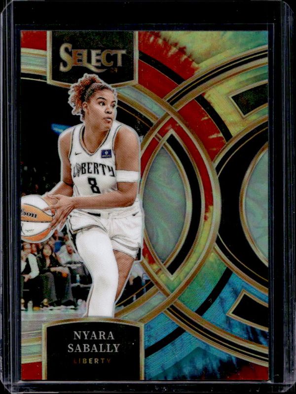 Nyara Sabally 2024 Select WNBA #111 Base Tie-Dye /25 Rookie RAW