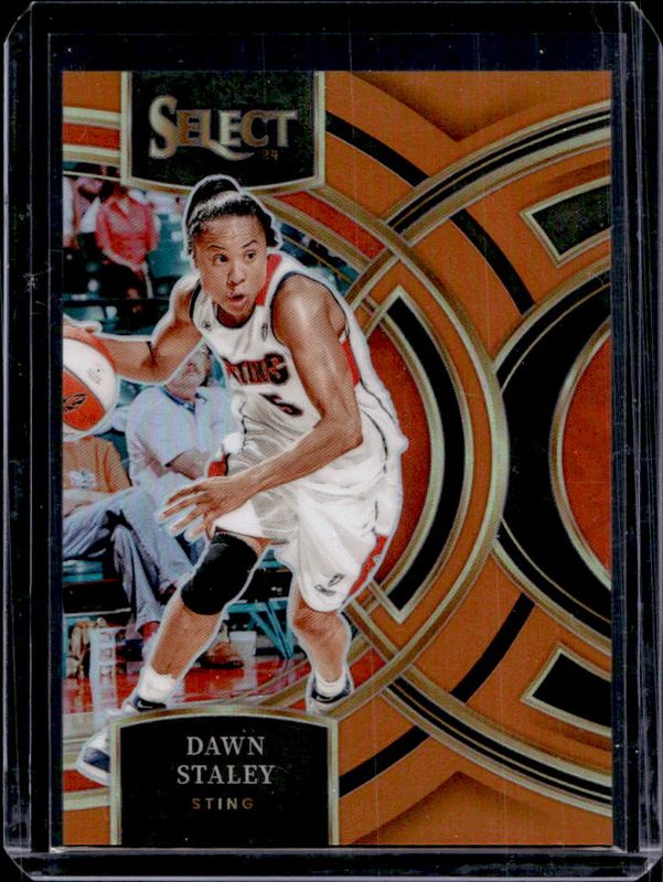 Dawn Staley 2024 Select WNBA #156 Base Orange /125 RAW