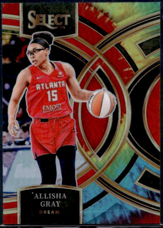 Allisha Gray 2024 Select WNBA #114 Base Tie-Dye /25 RAW