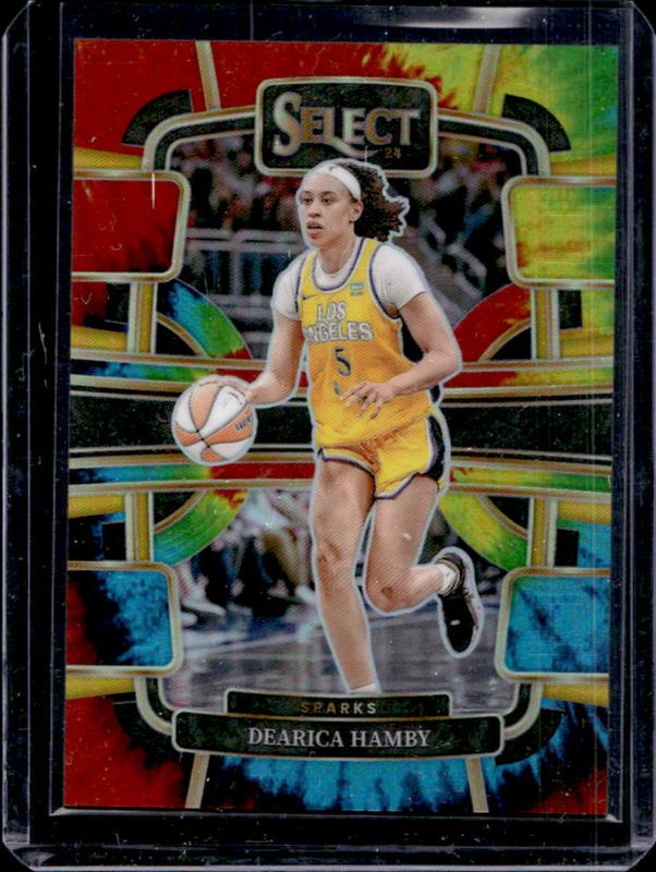 Dearica Hamby 2024 Select WNBA #77 Base Tie-Dye /25 RAW