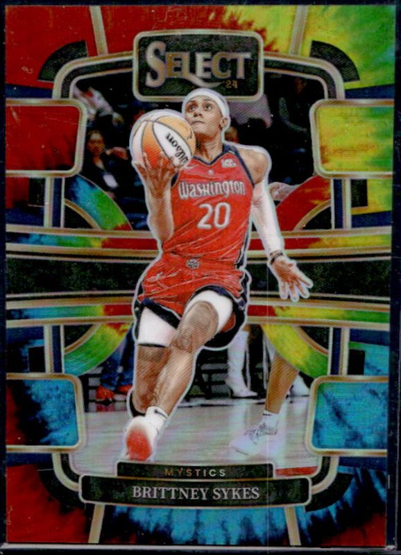 Brittney Sykes 2024 Select WNBA #3 Base Tie-Dye /25 RAW