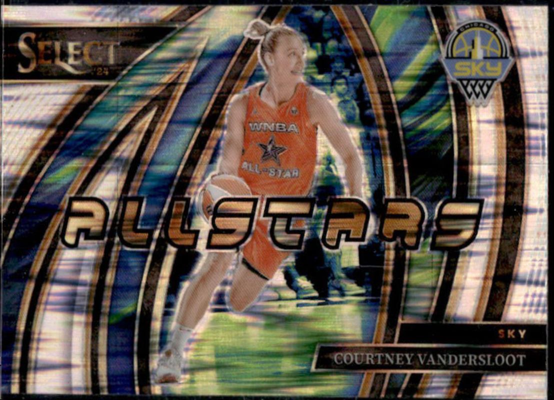 Courtney Vandersloot 2024 Select WNBA #14 All Stars Flash RAW
