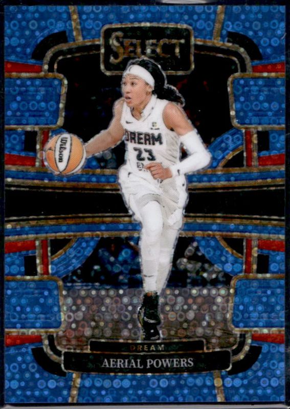 Aerial Powers 2024 Select WNBA #70 Base Light Blue Disco /125 RAW