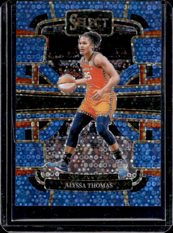 Alyssa Thomas 2024 Select WNBA #2 Base Light Blue Disco /125 RAW