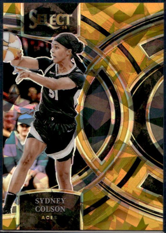 Sydney Colson 2024 Select WNBA #148 Base Ice Gold /10 RAW