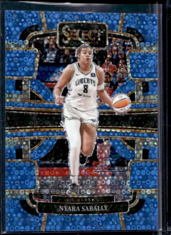 Nyara Sabally 2024 Select WNBA #66 Base Light Blue Disco /125 Rookie RAW