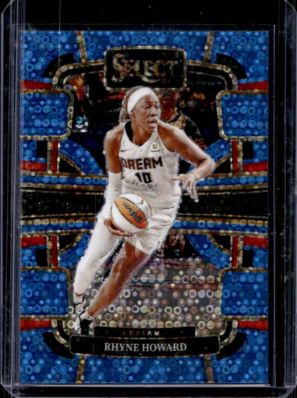 Rhyne Howard 2024 Select WNBA #65 Base Light Blue Disco /125 Rookie RAW