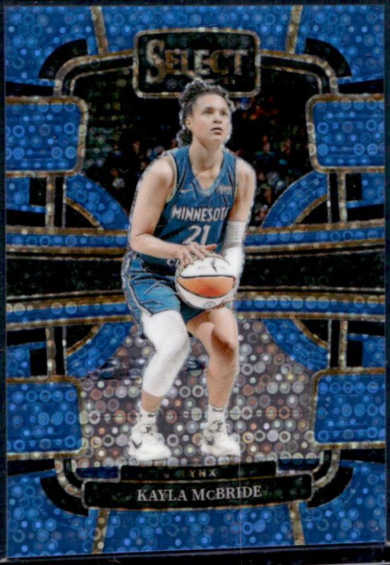 Kayla McBride 2024 Select WNBA #84 Base Light Blue Disco /125 RAW