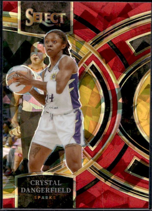 Crystal Dangerfield 2024 Select WNBA #131 Base Red Ice RAW