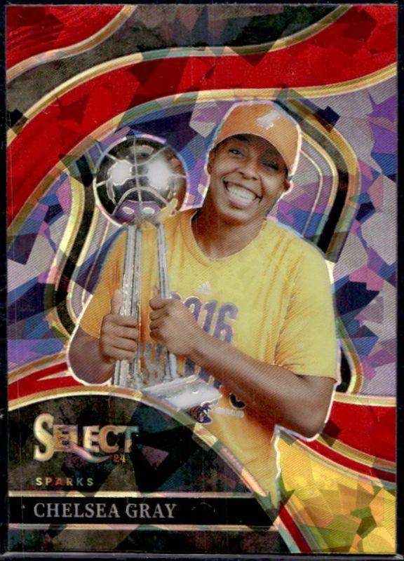Chelsea Gray 2024 Select WNBA #242 Base Red Ice RAW