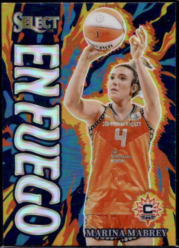 Marina Mabrey 2024 Select WNBA #9 En Fuego Silver RAW