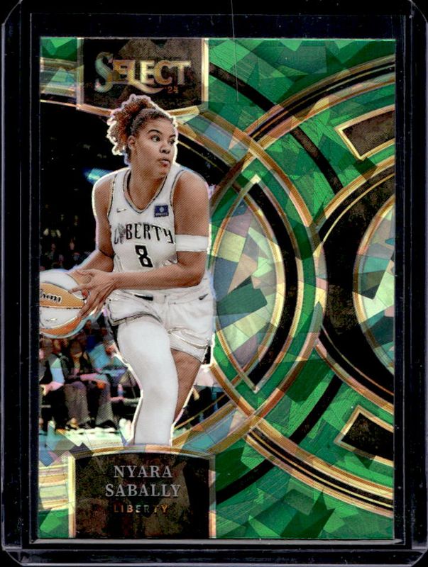 Nyara Sabally 2024 Select WNBA #111 Base Green Ice Rookie RAW