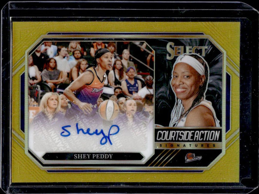 2024 Select WNBA #CSA-SP Courtside Action Signatures Gold /10