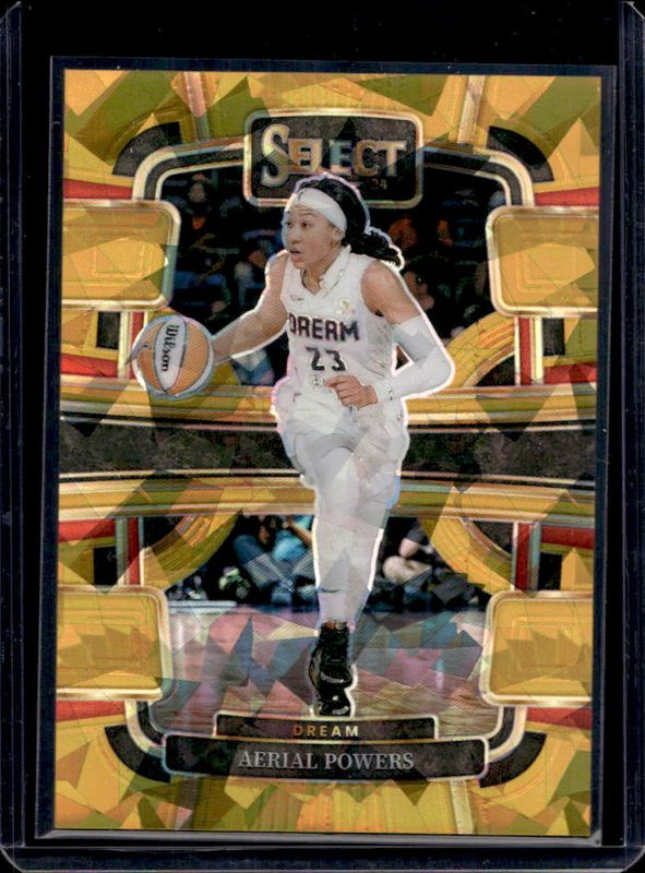 Aerial Powers 2024 Select WNBA #70 Base Ice Gold /10 RAW
