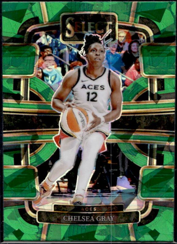 Chelsea Gray 2024 Select WNBA #94 Base Green Ice RAW