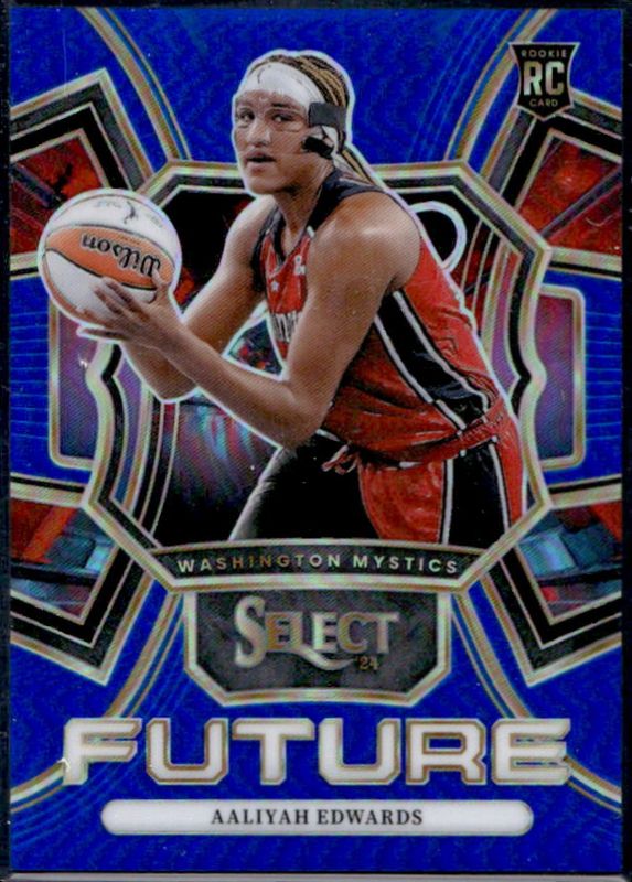 Aaliyah Edwards 2024 Select WNBA #25 Select Future Blue /49 Rookie RAW