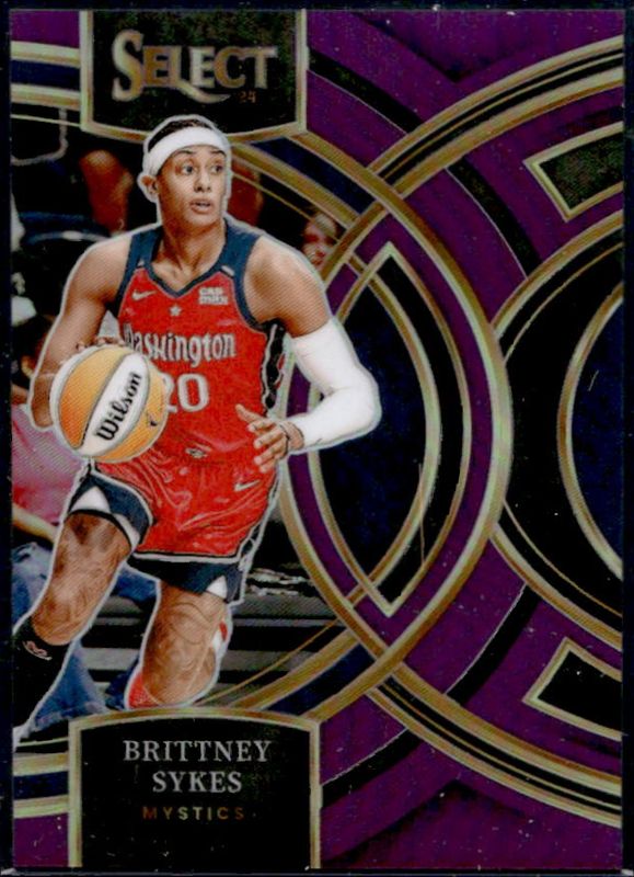 Brittney Sykes 2024 Select WNBA #106 Base Purple /149 RAW