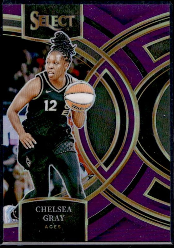Chelsea Gray 2024 Select WNBA #138 Base Purple /149 RAW