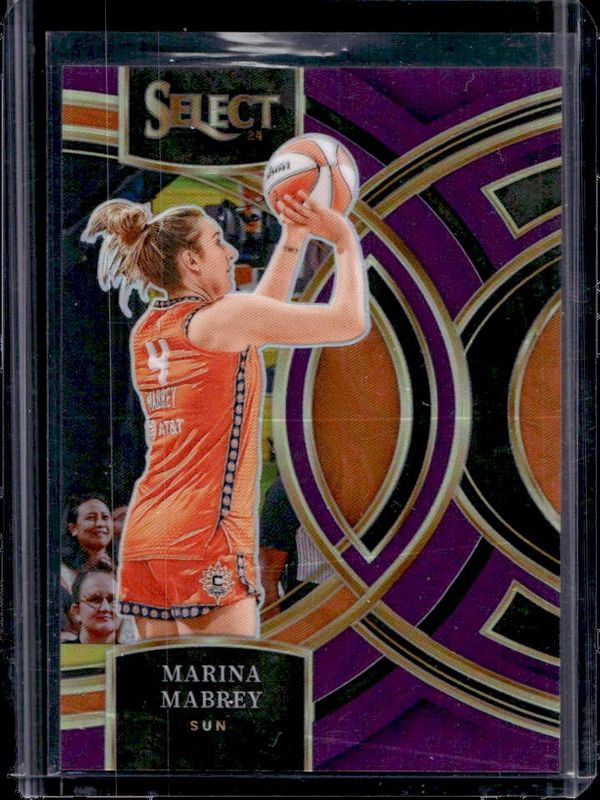 Marina Mabrey 2024 Select WNBA #190 Base Purple /149 RAW