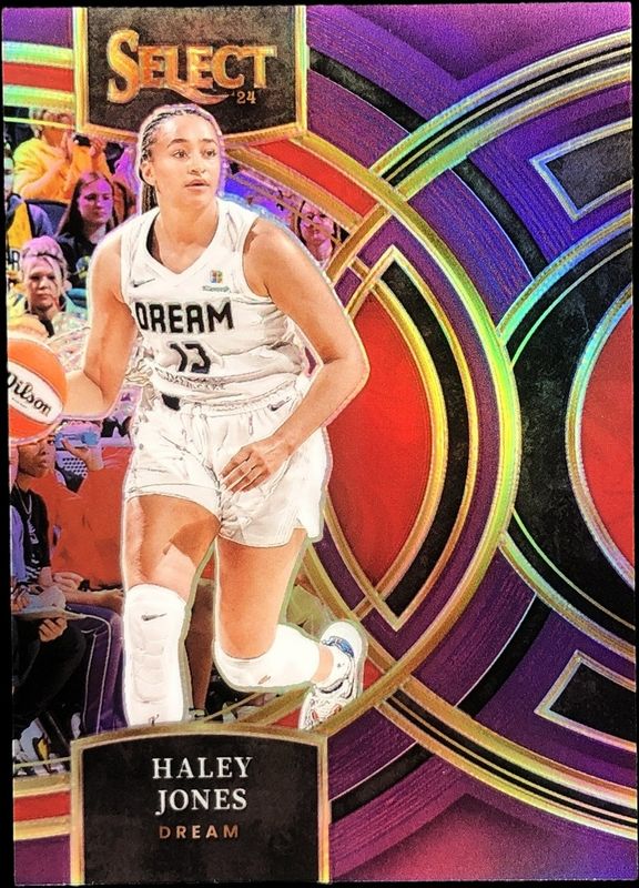 Haley Jones 2024 Select WNBA #165 Base Purple /149 Rookie RAW