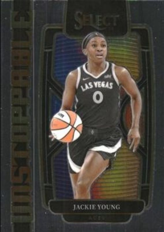 Jackie Young 2024 Select WNBA #2 Unstoppable RAW