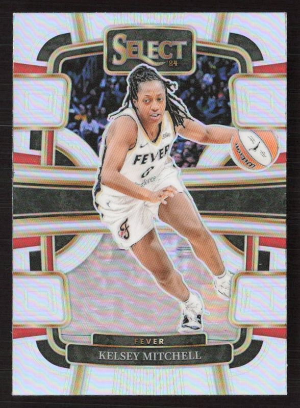 Kelsey Mitchell 2024 Select WNBA #87 Base Silver RAW